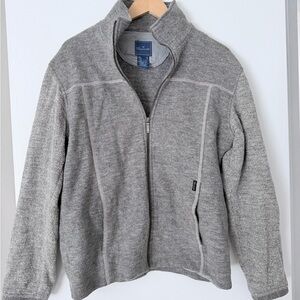 Gray Wool jacket with rayon lining